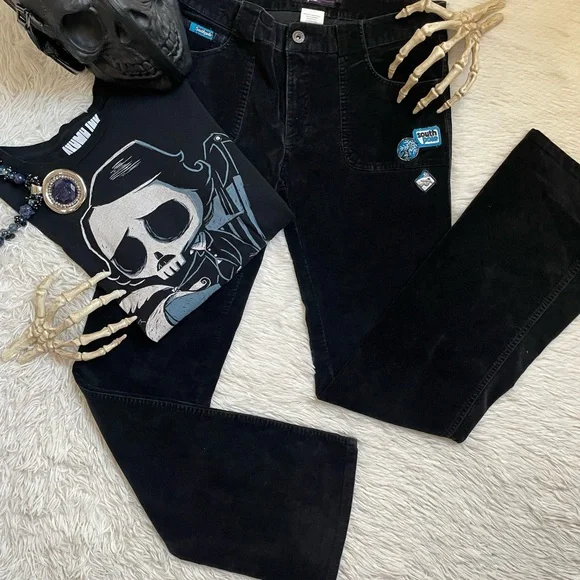 Y2k South Pole velvet womens pants - Picture 10 of 14